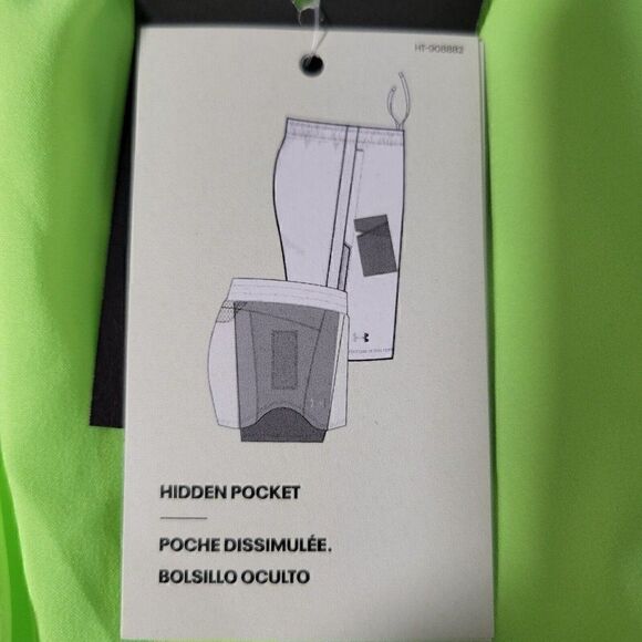 Under Armour Running Shorts Mens Size XXL 2XL UA Run Up The Pace 7" Yellow NWT - Picture 6 of 12